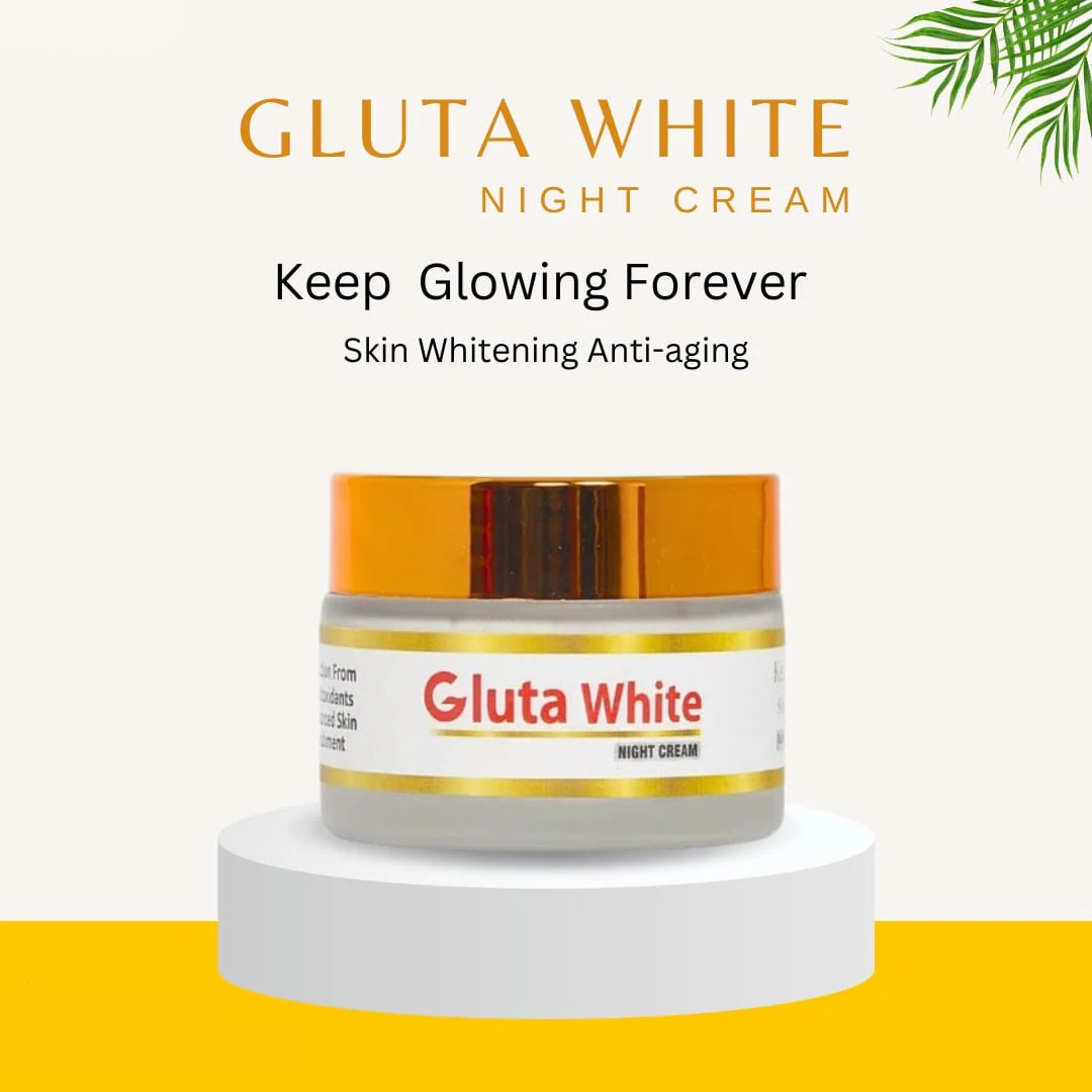 Gluta White Night Cream & Gluta White Face Wash