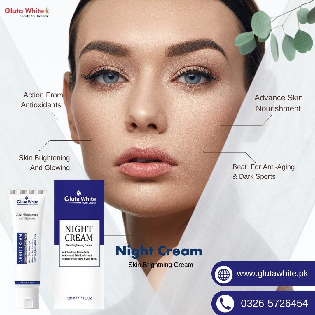 GlutaWhite Night Cream Tube ( Extra Glowing )
